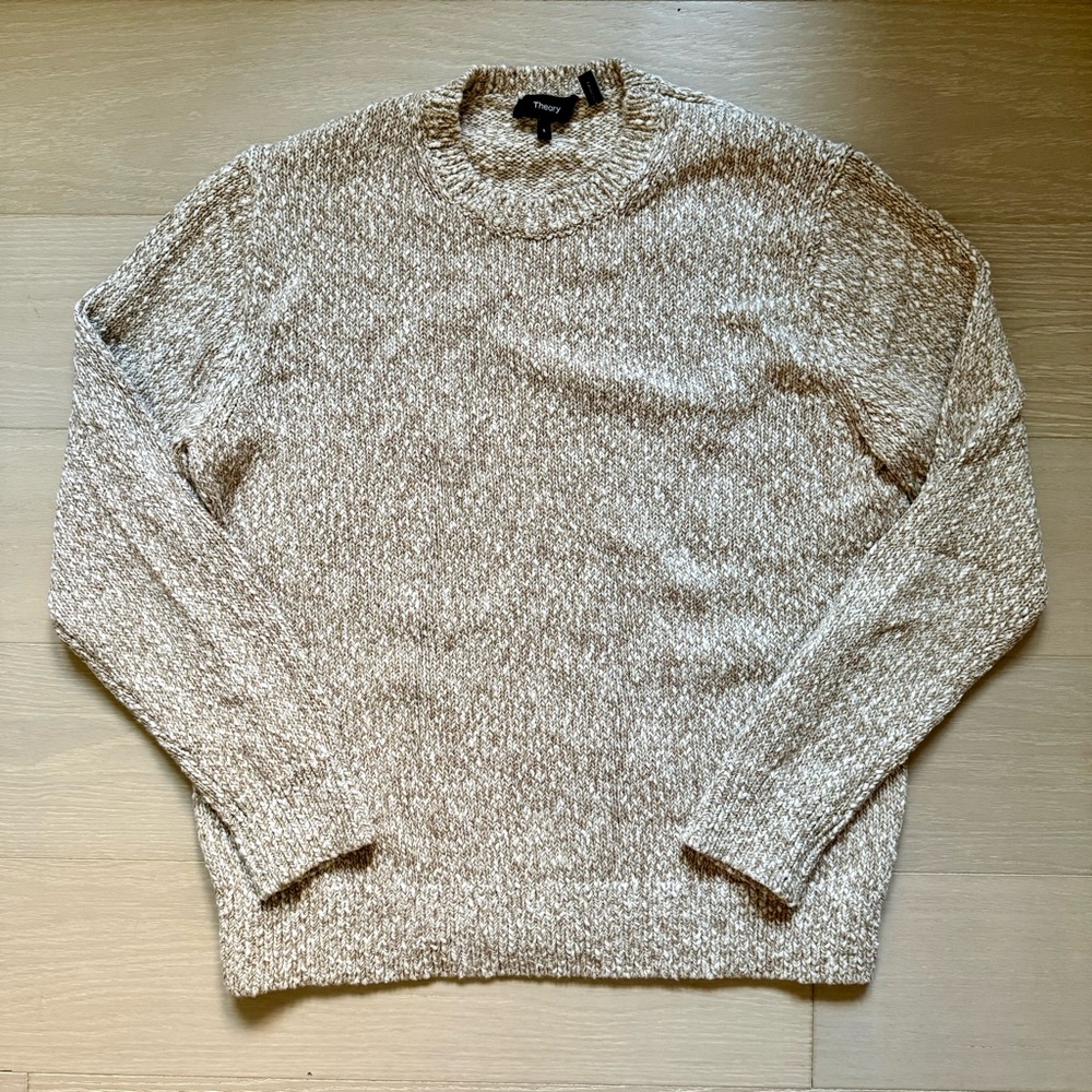 Theory Marled Cotton Sweater